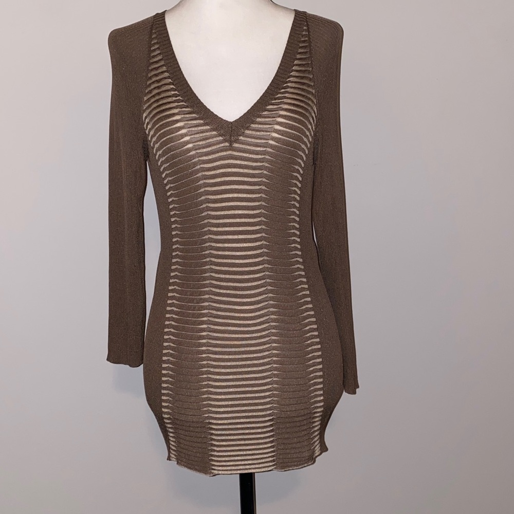 Hugo Boss Brown Knit Sweater